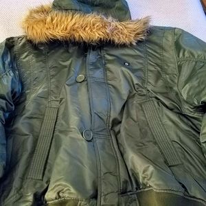 Men's South Pole Hooded Bomber Jacket